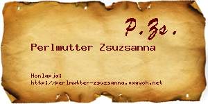 Perlmutter Zsuzsanna névjegykártya